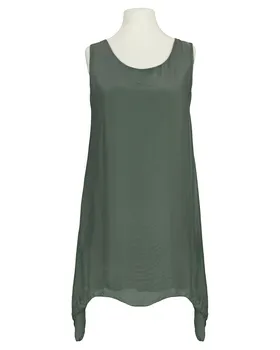 Tunika mit Seide A-Linie in  khaki von Spaziodonna (Bild 1)