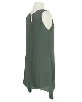 Tunika mit Seide A-Linie in  khaki von Spaziodonna (Bild 2)