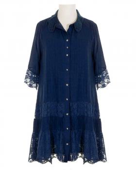 Tunika mit Spitze in  blau von Manga (Bild 1)