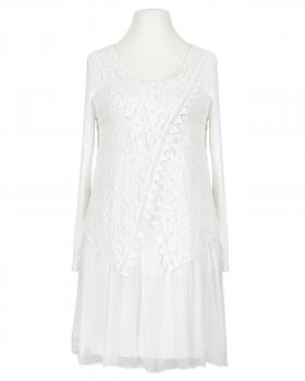 Tunika mit Spitze in  weiss von Spaziodonna (Bild 1)
