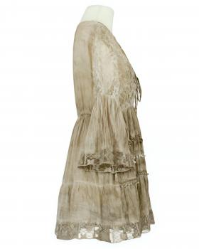 Tunika mit Stickerei in  beige von NJ (Bild 2)