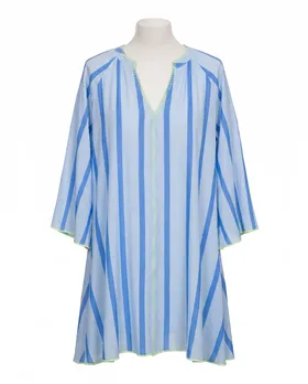 Tunika mit Streifen in  blau von Selected Touch (Bild 1)