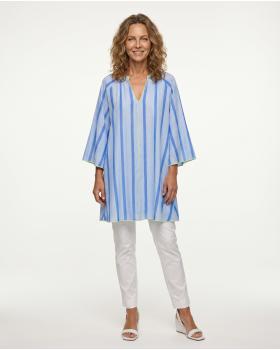 Tunika mit Streifen in  blau von Selected Touch (Bild 3)