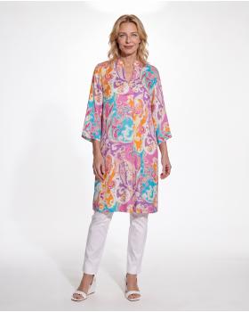Tunika Paisleymuster in  bunt von Made in Italy (Bild 3)