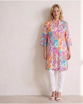 Tunika Paisleymuster in  bunt von Made in Italy (Bild 5)