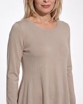 Tunika Pullover in  beige von Spaziodonna (Bild 4)