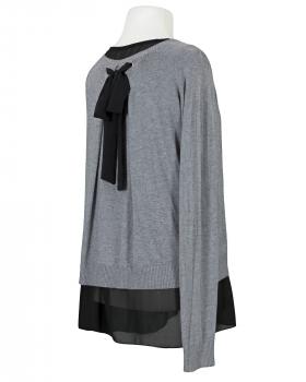 Tunika Pullover 2-tlg. in  grau von Spaziodonna (Bild 2)