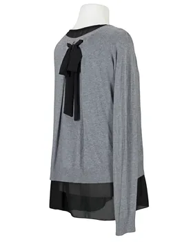 Tunika Pullover 2-tlg. in  grau von Spaziodonna (Bild 2)