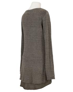 Tunika Pullover mit Spitze in  braun von Cocoomin (Bild 3)