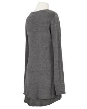 Tunika Pullover mit Spitze in  grau von Cocoomin (Bild 3)