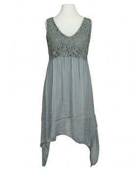 Long Tunika Seide in  khaki von Spaziodonna (Bild 1)