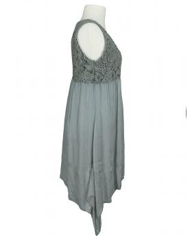 Long Tunika Seide in  khaki von Spaziodonna (Bild 2)