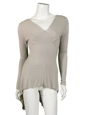 Tunika Shirt in  taupe von XUNA (Bild 1)