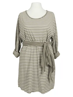 Long Shirt mit Schal in  taupe von Be Charnelle (Bild 2)