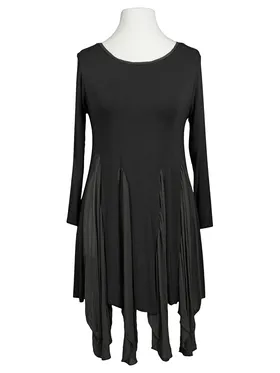 Long Shirt mit Seide in  schwarz von La Contessa (Bild 1)