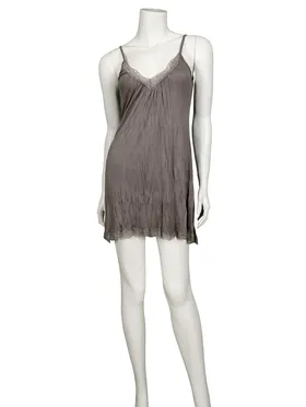Long Top mit Spitze in  braun von Pronto Moda (Bild 2)