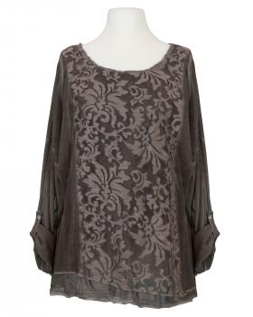 Tunikabluse Ausbrenner Muster in  braun von RESTART (Bild 1)