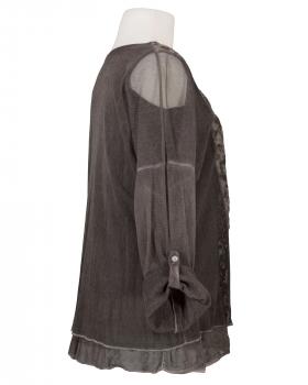 Tunikabluse Ausbrenner Muster in  braun von RESTART (Bild 2)