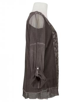 Tunikabluse Ausbrenner Muster in  braun von RESTART (Bild 3)