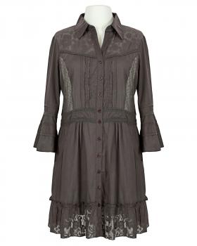 Tunikabluse mit Spitze in  braun von LUC (Bild 1)