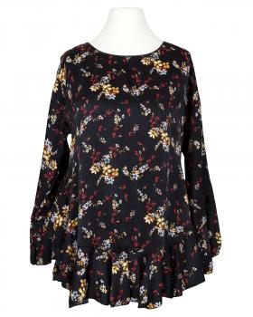 Tunikabluse mit Volant in  schwarz von Blu Royal (Bild 1)