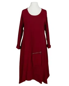 Sweatkleid A-Linie in  bordeaux von New Collection (Bild 1)