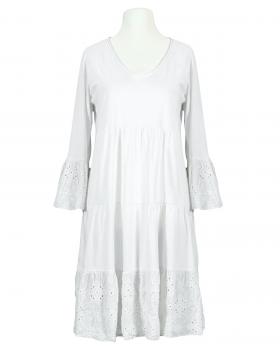 Tunika Kleid Lochstickerei in  weiss von Sarah (Bild 1)