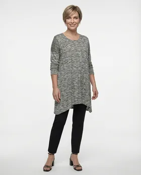 Tunikashirt A-Linie in  grau von CN-G (Bild 2)