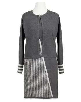 Strickkleid mit Jacke in  grau von Beauty Women (Bild 1)