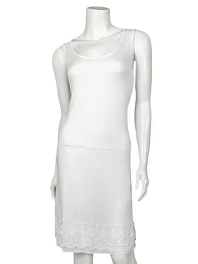Unterkleid mit Spitze in  wei� von Pronto Moda (Bild 1)
