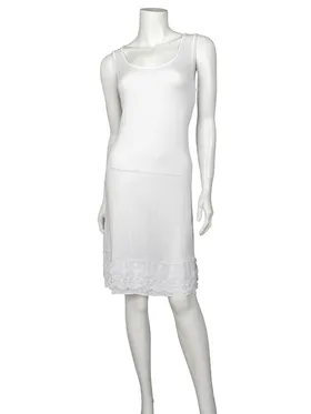 Unterkleid mit Spitze in  wei� von Pronto Moda (Bild 2)