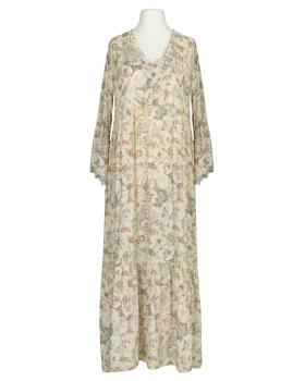 Viskosekleid Floral in  beige von H. Trend (Bild 1)