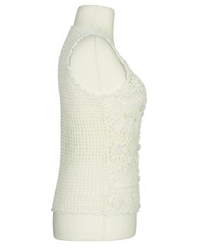 Weste Hkelspitze in  wollweiss von Made in Italy (Bild 2)