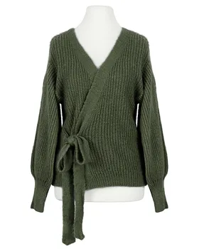 Wickel Strickjacke in  oliv von Diana (Bild 1)