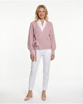 Wickel Strickjacke in  rosa von Diana (Bild 3)