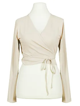 Wickelbolero Baumwolljersey in  vanille von FASHION (Bild 1)