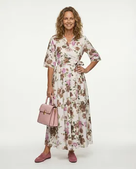 Wickelkleid Floral in  bunt von Italia Moda (Bild 3)