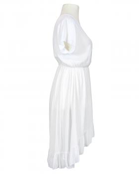 Wickeloptik Kleid mit Volant in  weiss von Spaziodonna (Bild 2)