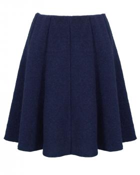 Wollrock A-Schnitt in  blau von Diana (Bild 1)