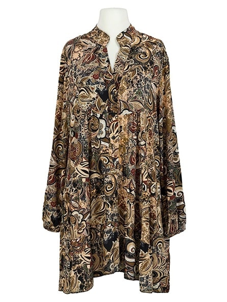 Tunika Kleid in braun